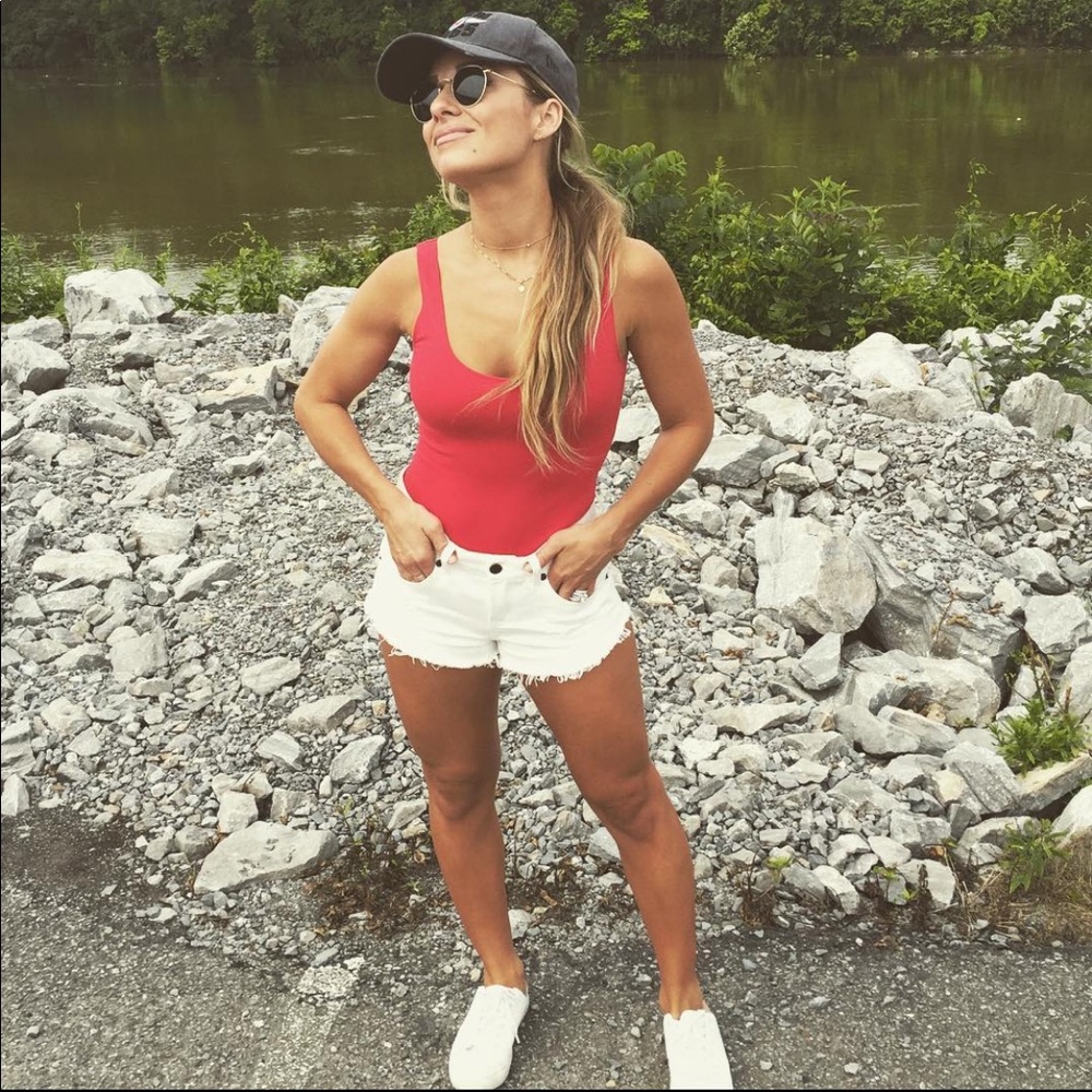 Kittenish cut off shorts